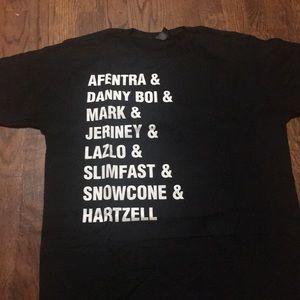 96.5 The Buzz radio host names T-shirt